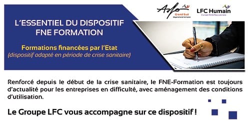Le dispositif FNE-Formation est toujours en vigueur !